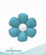 Turquoise DecoFlower 34
