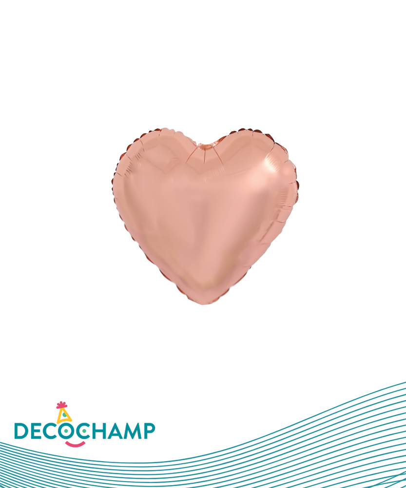 DecoHeart 18" Rose Gold (Single Pack)