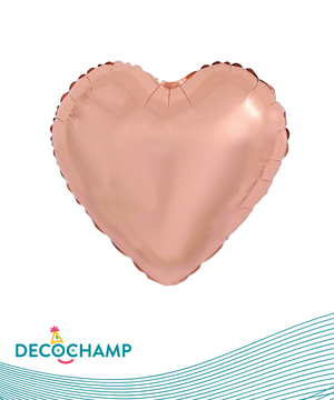 DecoHeart 36" Rose Gold (Single Pack)