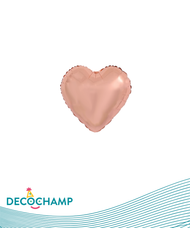DecoHeart  9" Rose Gold (5 Units per package)