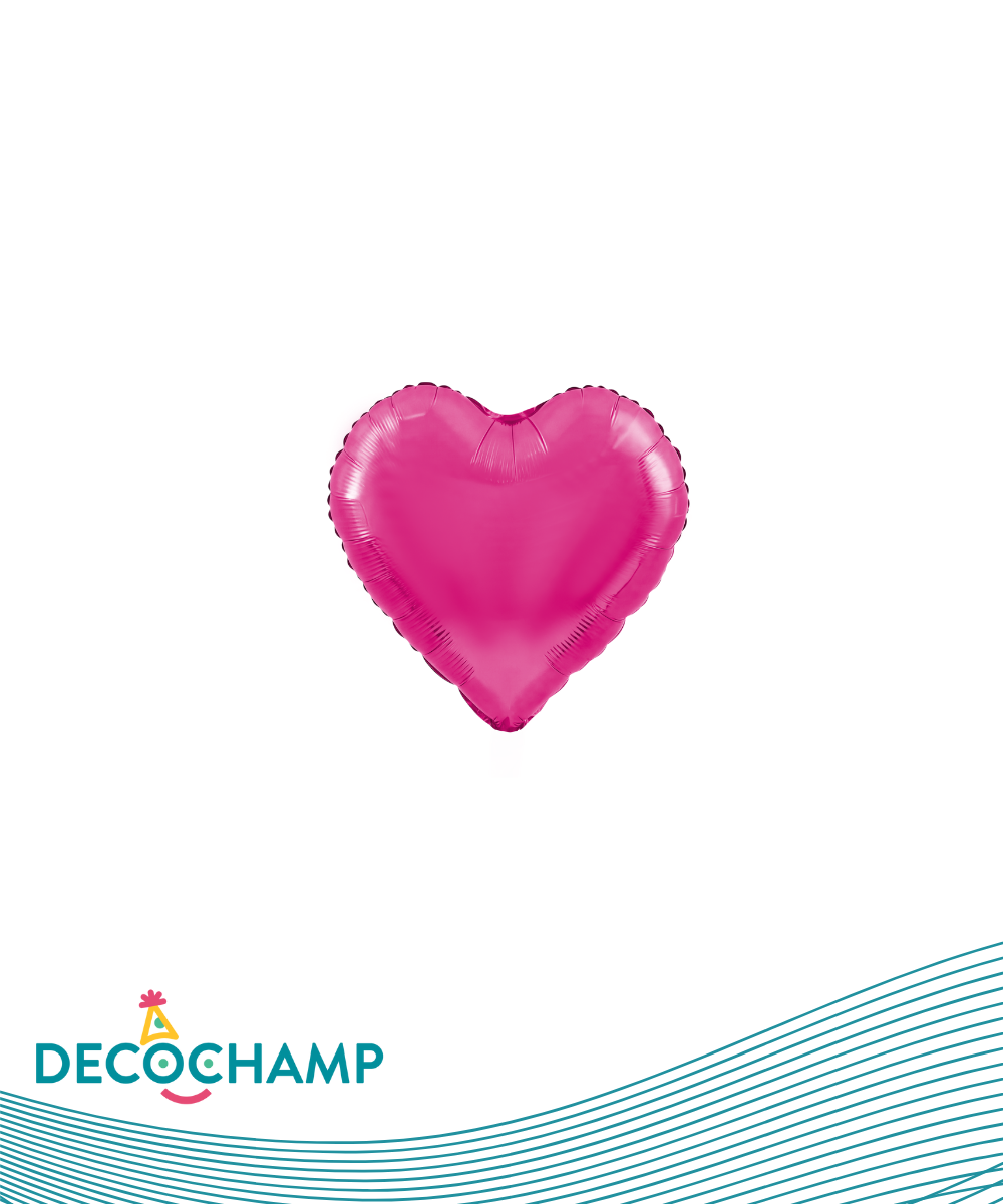 DecoHeart  9" Hot Pink (5 Units per package)