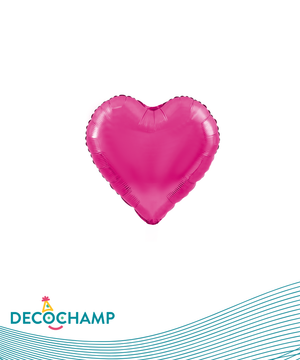 DecoHeart 18" Hot Pink (Single Pack)