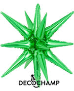 Green Starburst 3D Deco champ 22"