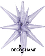 Lilac Starburst 3D Deco champ 22"