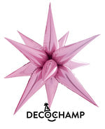 Light Pink Starburst 3D Deco champ 26