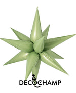 Olive Green Starburst 3D Deco champ 40