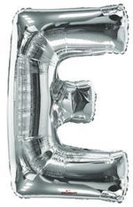 Letter E Silver- 34" in