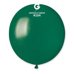 Solid Balloon Emerald Green G150-104 | 25 balloons per package of 19'' each