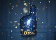 BALLOON #1 DAD 37" PARTY DECO