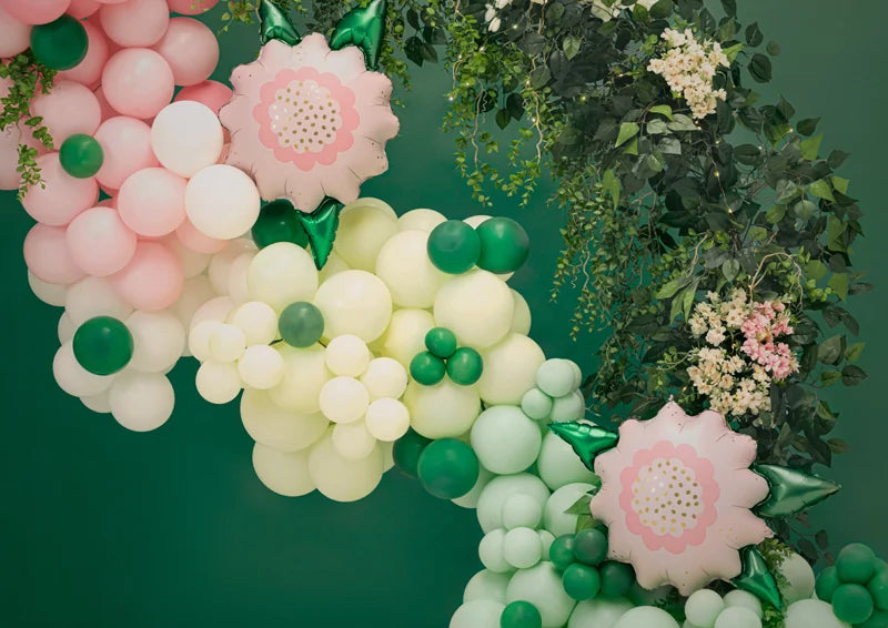 FOIL BALLOON FLOWER PINK 24 in. - PartyDeco USA