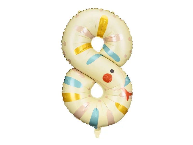 Animal Number Foil Balloons PARTY DECO 35"