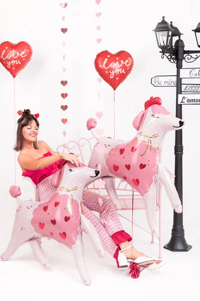 FOIL BALLOON HEART "I LOVE YOU" 18" PARTY DECO