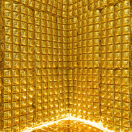 RECTANGULAR FOIL BALLOON BACKDROP GOLD (72x143CM) 28"x56"