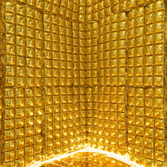 RECTANGULAR FOIL BALLOON BACKDROP GOLD (72x143CM) 28