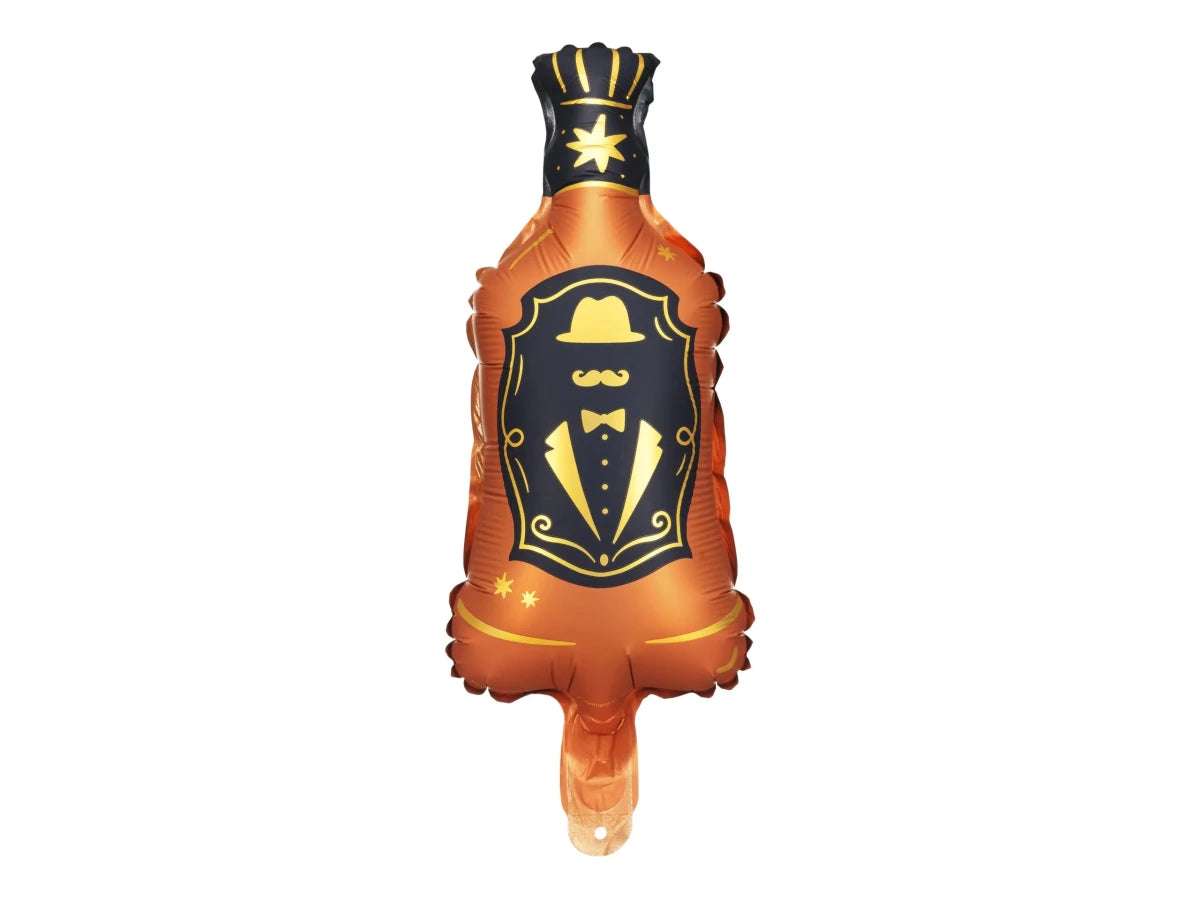 Foil balloon shaped like whisky bottle – 12 inch party decoration