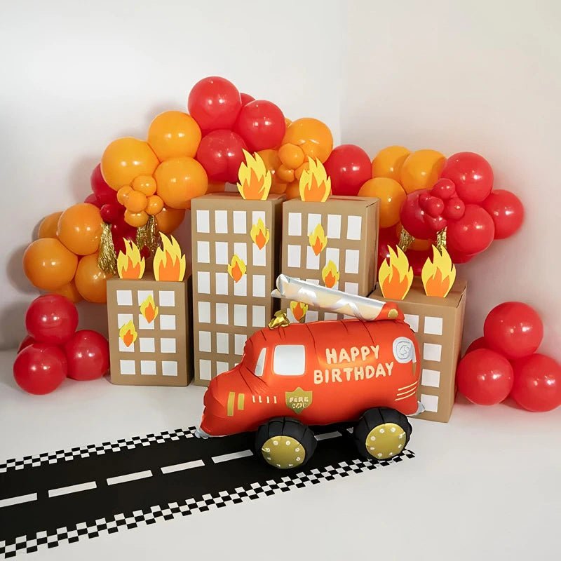 Standing Foil Balloon Fire Truck - FB240