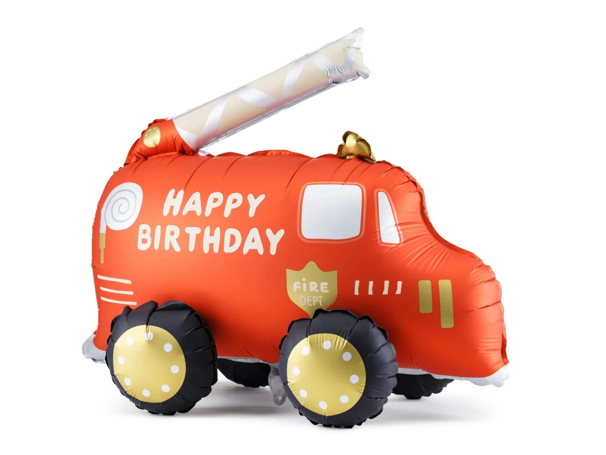 Standing Foil Balloon Fire Truck - FB240