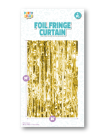 Gold Gloss Foil Fringe Door Curtain