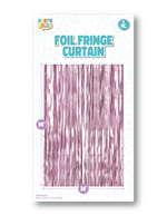 Rose Gold Matte Foil Fringe Door Curtain