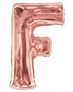 Letter F Rose Gold- 14" in