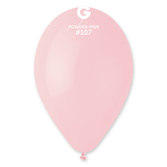 GEMAR | Solid Balloon Powder Pink #107 -  12 in. Marshmallow