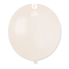 GEMAR | Solid Balloon Linen #103 - 19 in. Marshmallow