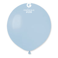 GEMAR | Solid Balloon Powder Blue #108  - 19 in. Marshmallow