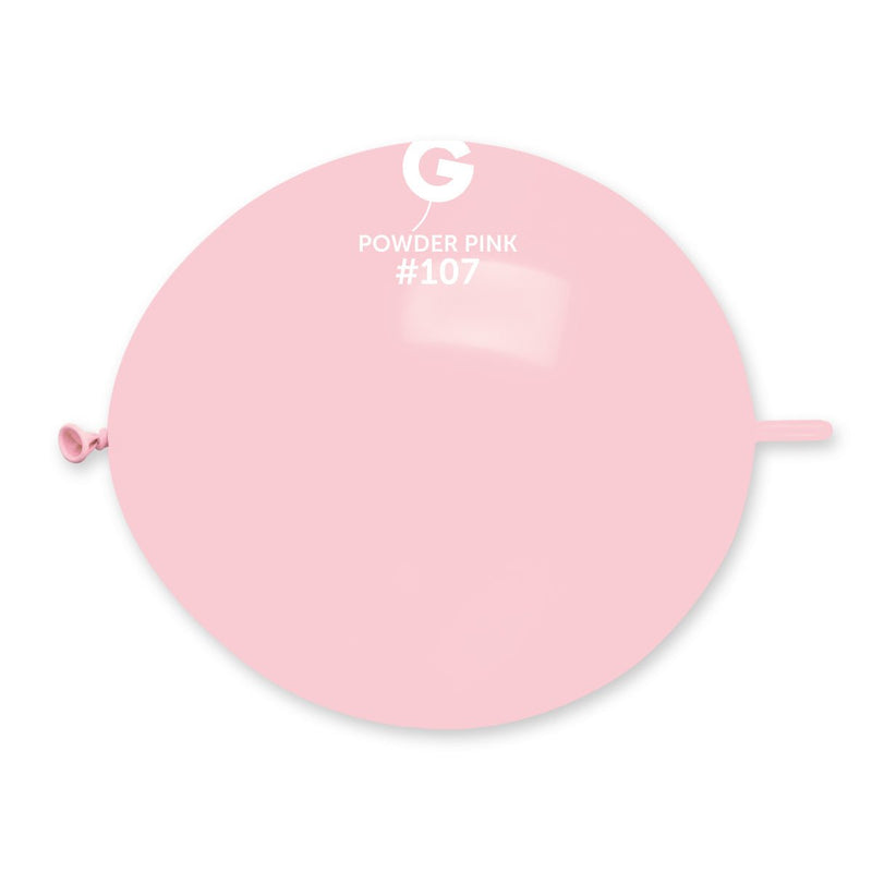 GEMAR | Solid Balloon Powder Pink G-Link #107 - 13 in.