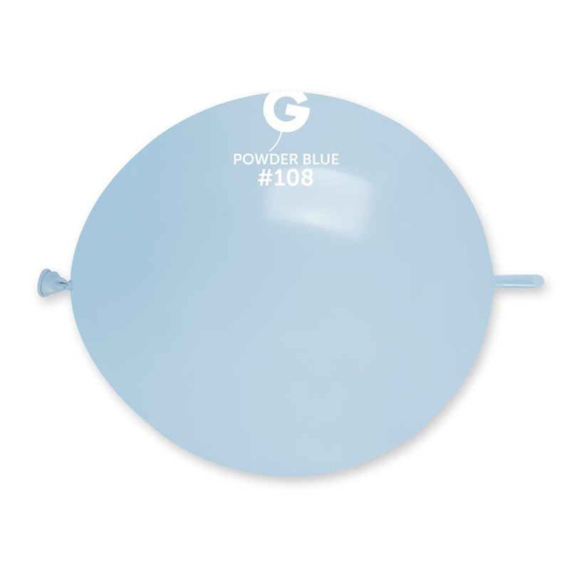 GEMAR | Solid Balloon Powder Blue G-Link #108 - 13 in.