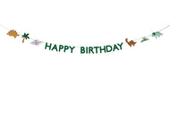 BANNER HAPPY BIRTHDAY DINO MIX (3M) PARTY DECO