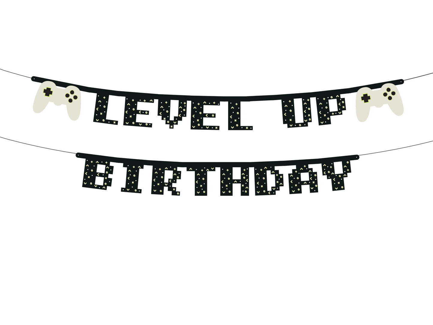 BANNER LEVEL UP BIRTHDAY (2.5M) PARTY DECO