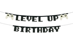 BANNER LEVEL UP BIRTHDAY (2.5M) PARTY DECO