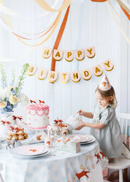 BANNER HAPPY BIRTHDAY HORSES (2.5M) PARTY DECO