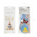 CHAIR BANNER AND CROWN TEDDY BEAR (50X20.5CM) (1.6M) PARTY DECO