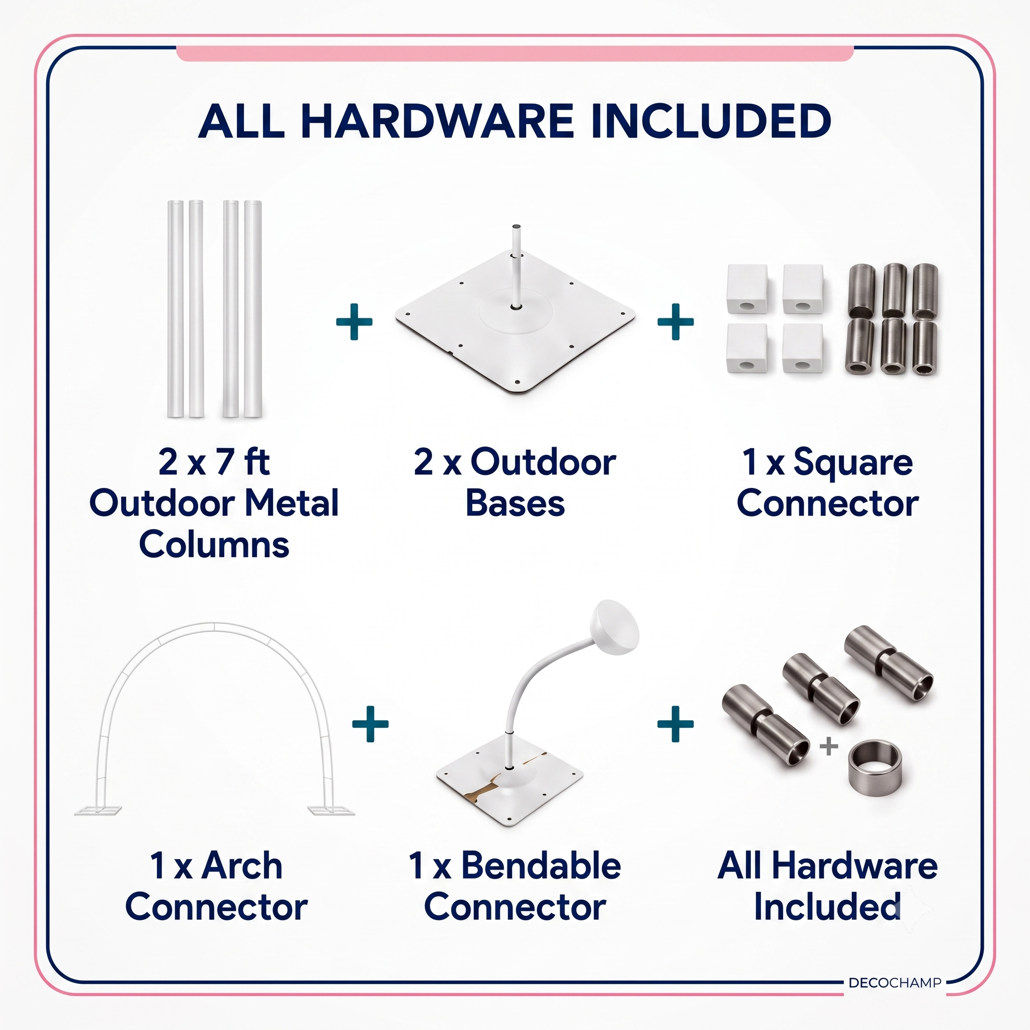 Decochamp Ultimate All-in-One Modular Outdoor Frame Kit