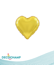 DecoHeart 18" Gold (Single Pack)