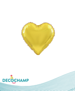 DecoHeart 18" Gold (Single Pack)
