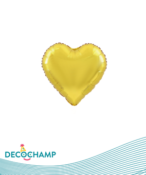 DecoHeart 18" Gold (Single Pack)