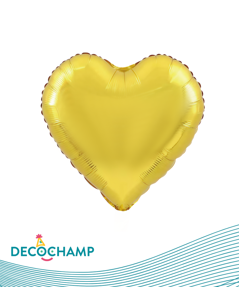 DecoHeart 36" Gold (Single Pack)