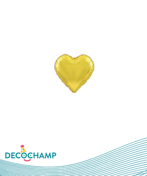DecoHeart 4" Gold (5 Units per package)