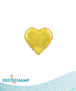 DecoHeart  9" Gold (5 Units per package)