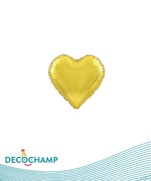 DecoHeart  9" Gold (5 Units per package)