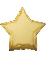 2 Star Shaped Foil Balloon 18" in each. Gold