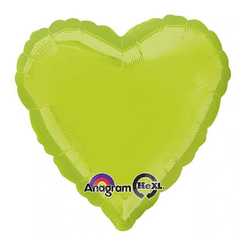 2 Satin Luxe Heart Anagram 18" (Choose Your Color)