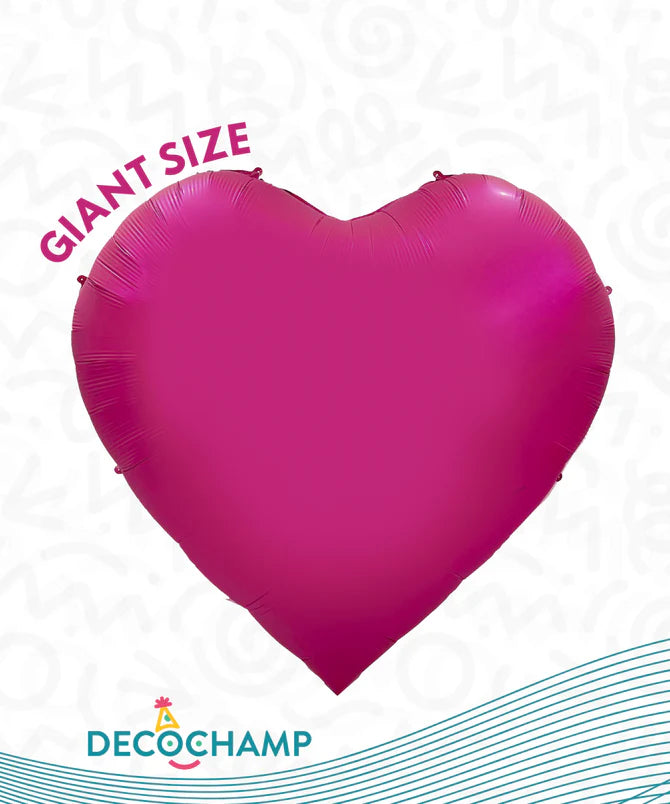 DecoHeart Balloons 68"