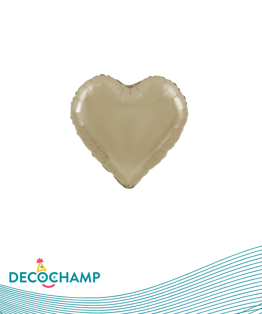 DecoHeart 18" Champagne (Single Pack)