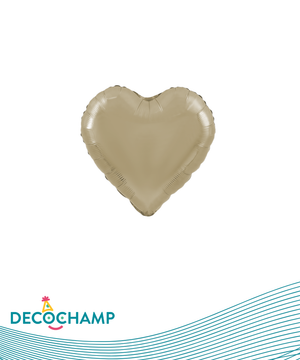 DecoHeart 18" Champagne (Single Pack)