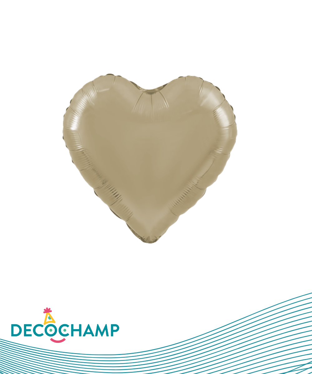 DecoHeart 24"Champagne (Single Pack)