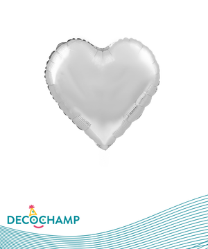 DecoHeart 24" Silver (Single Pack)