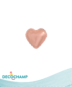 DecoHeart 4" Rose Gold (5 Units per package)
